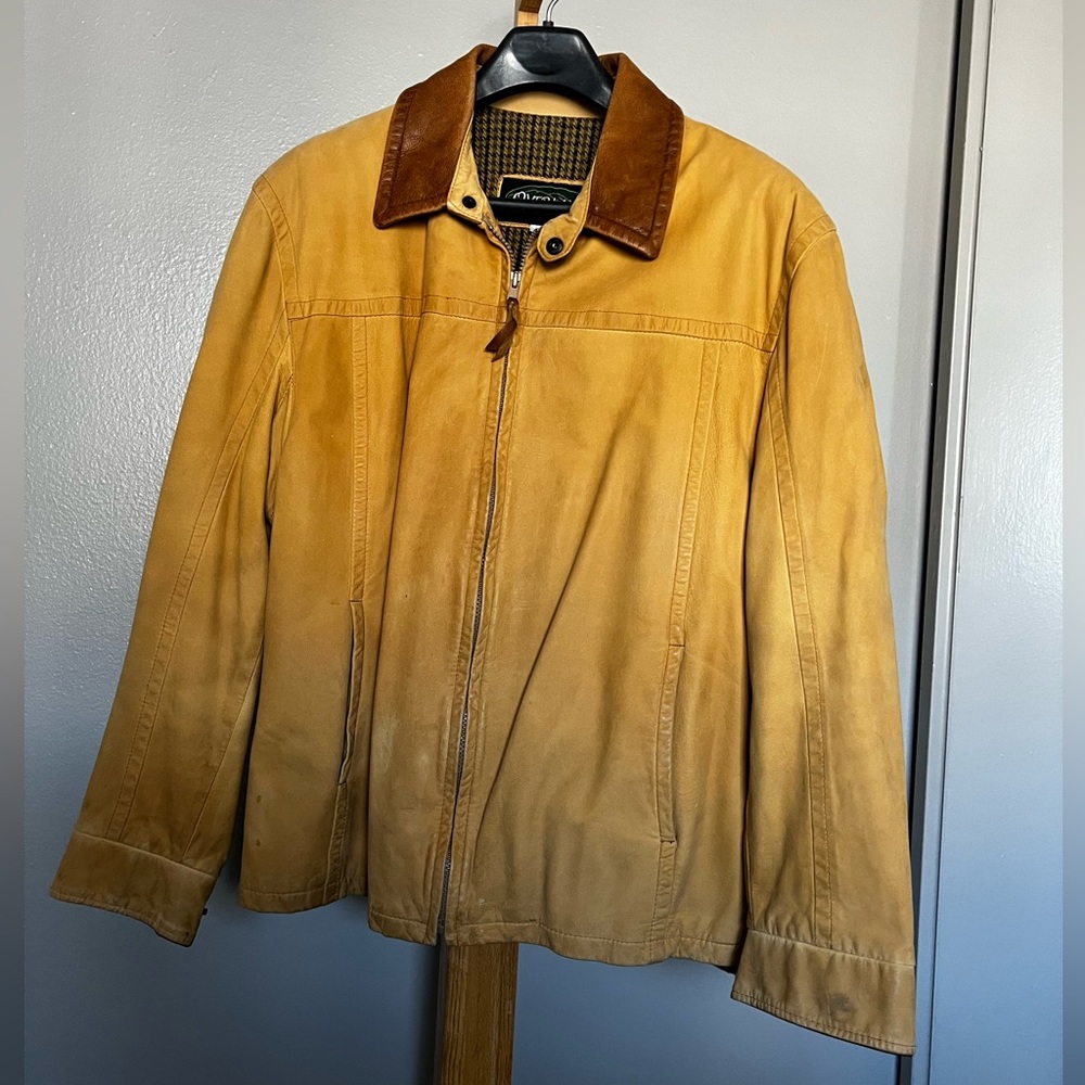 Men’s calfskin coat- Made in USA